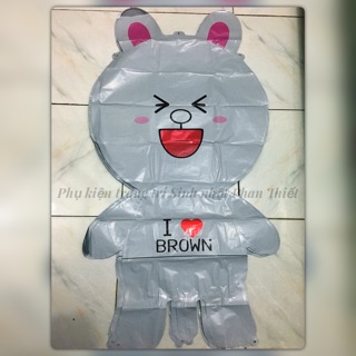 Bóng bạc Thỏ Cony, Gấu Brown