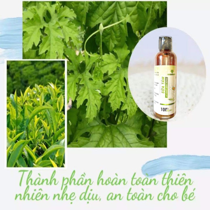 Sữa Tắm Lá Khổ Qua Thảo Dược Mẹ Ken, Hết Mẩn Ngứa, Mề Đay, Viêm Da Cơ Địa, Rôm Sảy Hăm Tã Ở Trẻ & Phụ Nữ Sau Sinh