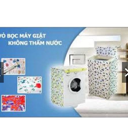 Combo 10 bọc máy giặt loại to ( cửa trên và cửa ngang)
