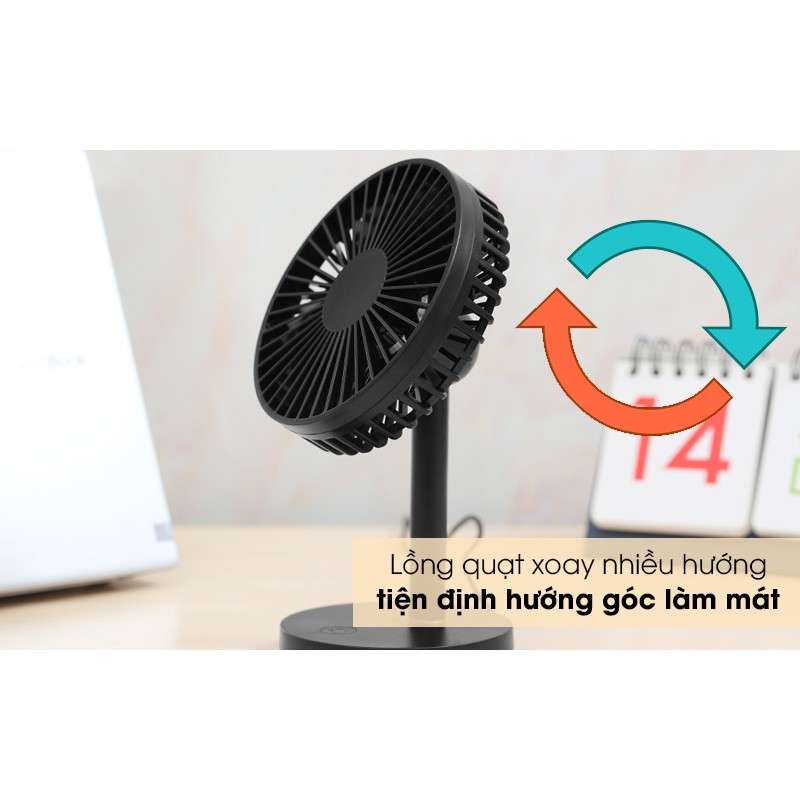 [Mã ELHA22 giảm 5% đơn 300K] Quạt mini màu Đen