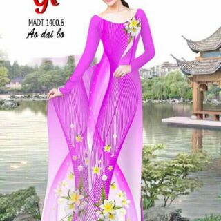 Vải áo dài hoa