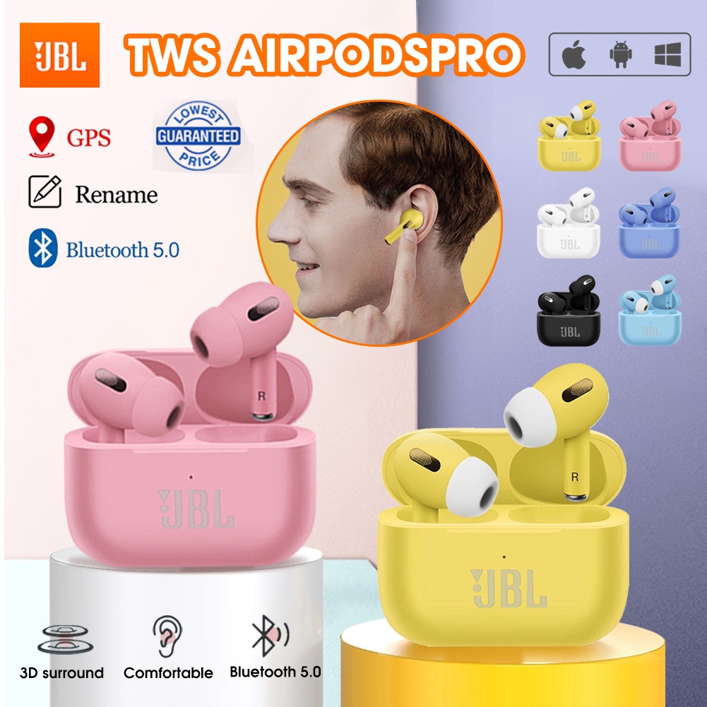 Tai nghe bluetooth 5.0 TWS JBL Airpods Pro 13 2022 màu sắc macaron