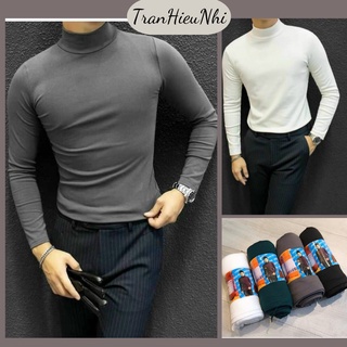 [40-75kg] Áo Giữ Nhiệt Lót Nỉ Nam Cao Cấp Áo THUN Giữ Nhiệt Thể Thao Nam Cao Cổ