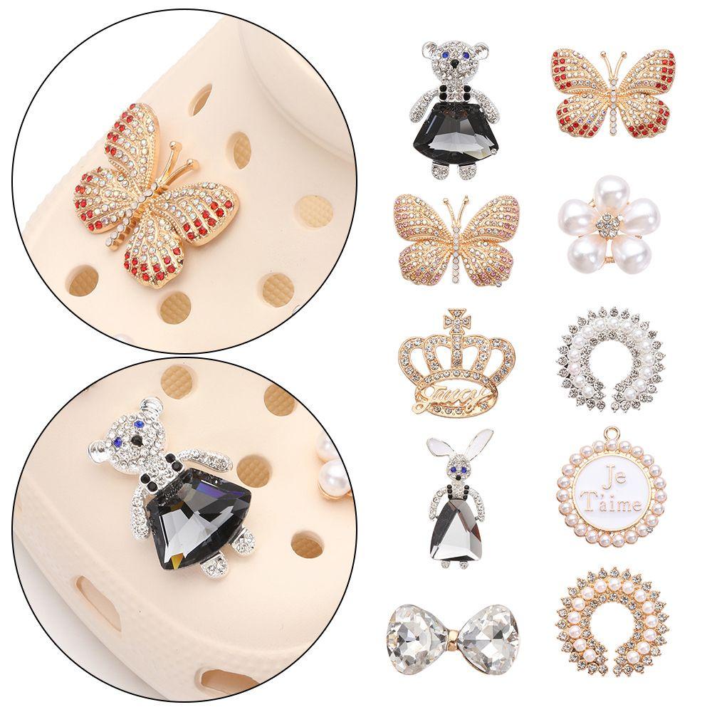 .N Phụ Kiện Trang Sức PVC Bling|Phụ Kiện Trang Trí Giày Xinh Xắn Chất Lượng