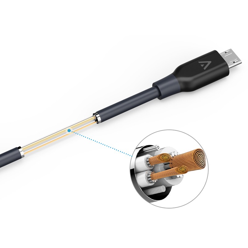 Cáp sạc ANKER Powerline Micro-USB Plus 0.9m A8142HA1