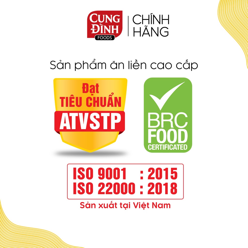 Phở Gà Hà Nội Cung Đình Gói 73gr, thùng 30 gói, thùng 30 gói