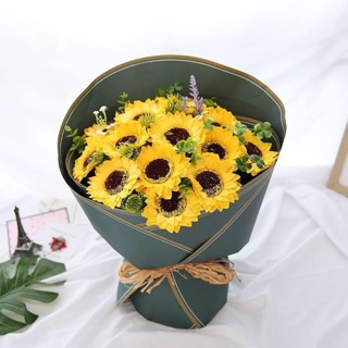 Bó Hoa Sáp Hướng Dương 15 Bông