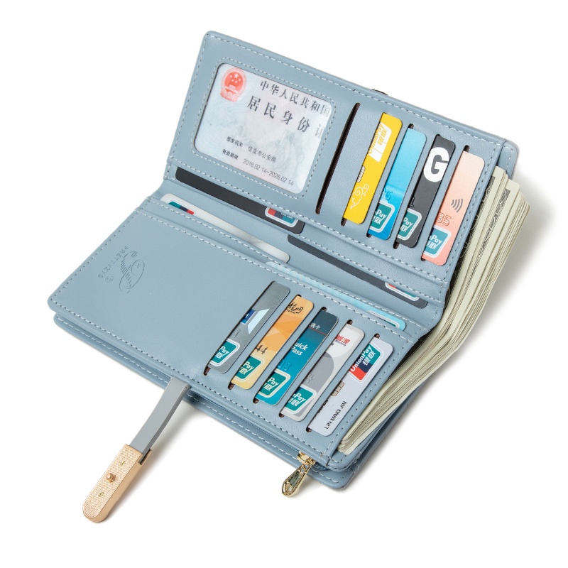 Ví Dài Nữ Thời Trang Có Dây Kéo