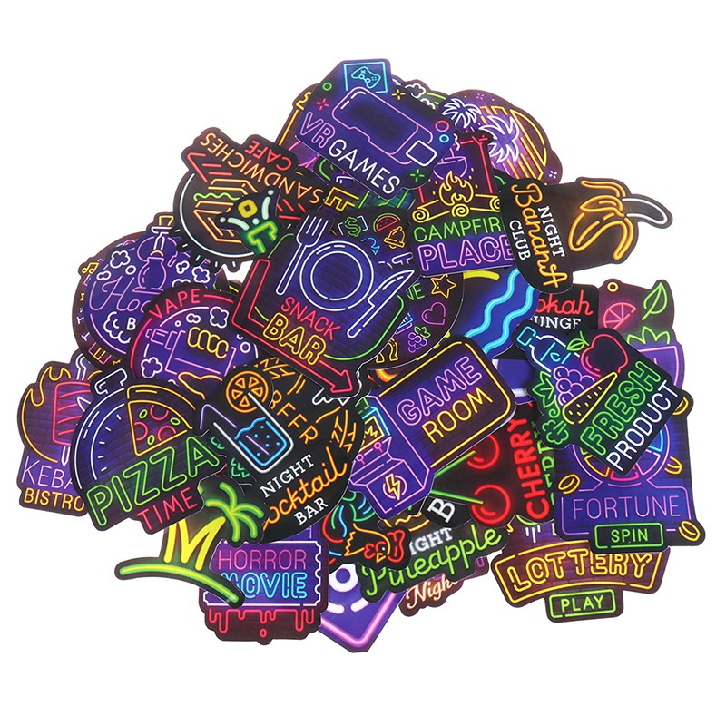 Set 50 Miếng Dán Trang Trí Đa Năng Tiện Dụng