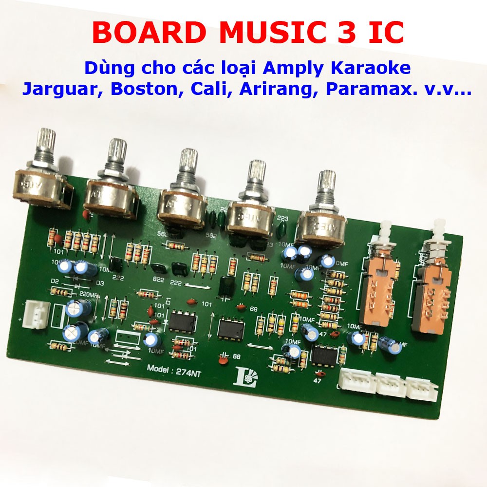 Mạch Pre Music dùng cho Ampli Karaoke