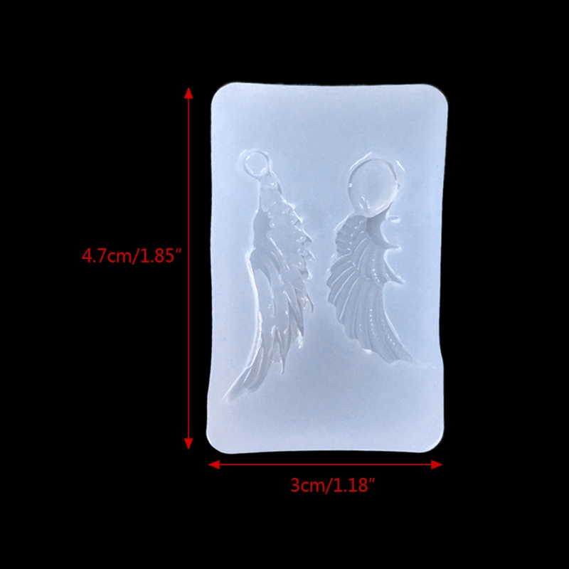 Sa Khuôn Silicone Làm Mặt Dây Chuyền Hình Đôi Cánh