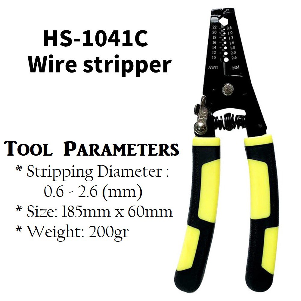 Dụng Cụ Cắt Đa Năng/ Kềm Tuốt Dây Điện/ Kẹp Dây Các Size Lớn Nhỏ từ 0.6mm - 2.6mm