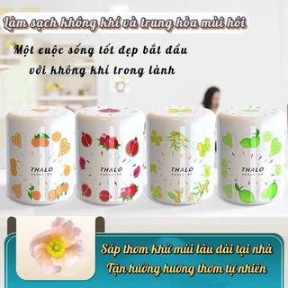 Sáp thơm phòng Thalo khử mùi phòng ngủ nhà vệ sinh toilet ô tô với 4 mùi thơm tự nhiên 90g CozyBin