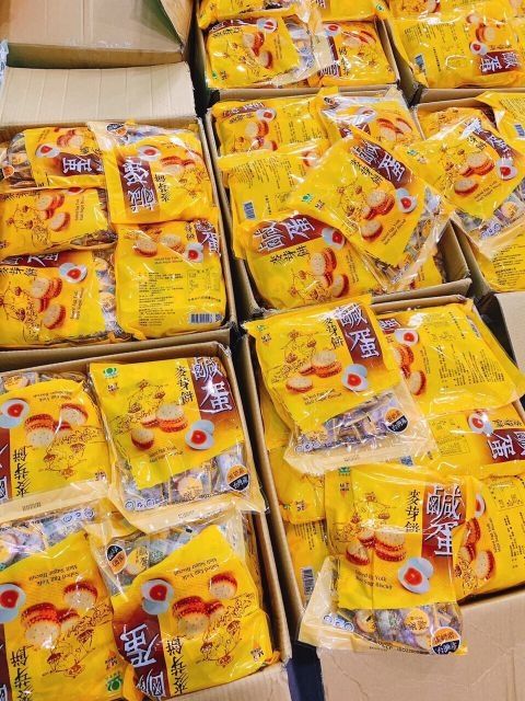bánh trứng muối đài Loan 500g
