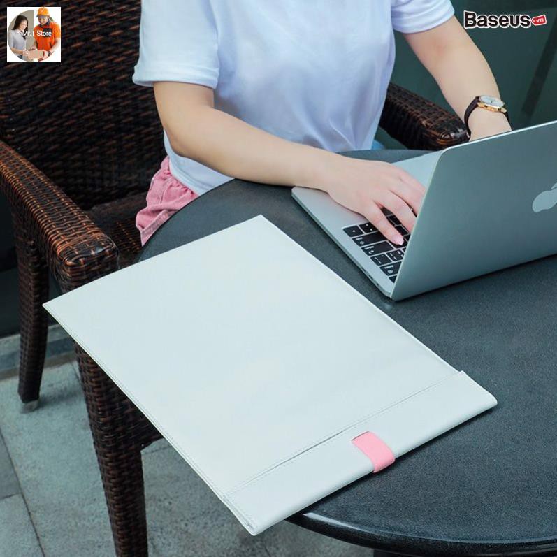 Túi da PU 2 lớp cao cấp chống thấm, trầy xước Baseus Let''s Go Traction Computer Liner Bag cho iPad/ Macbook/ Laptop