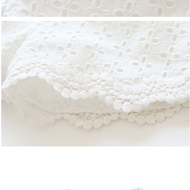Quần Short Cotton Viền Ren Rỗng Thời Trang Mùa Hè Hàn Quốc 2022 Cho Bé Gái