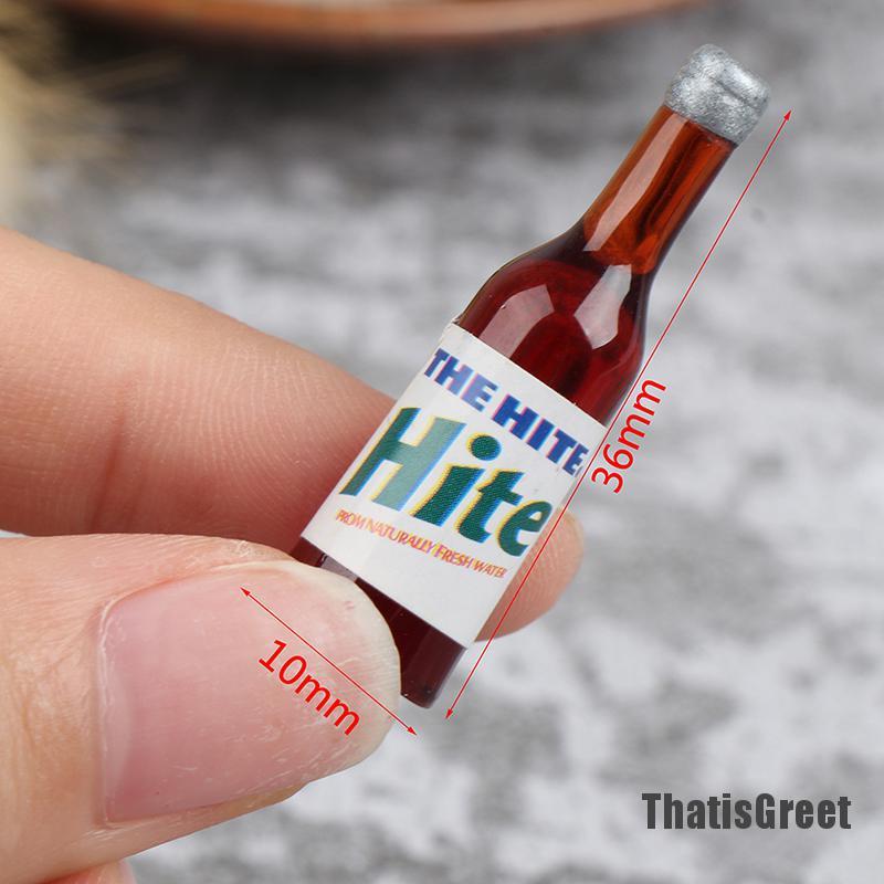 Bộ 8 Mô Hình Chai Rượu Nhỏ Xinh Trang Trí Nhà Búp Bê Tỉ Lệ 1: 12