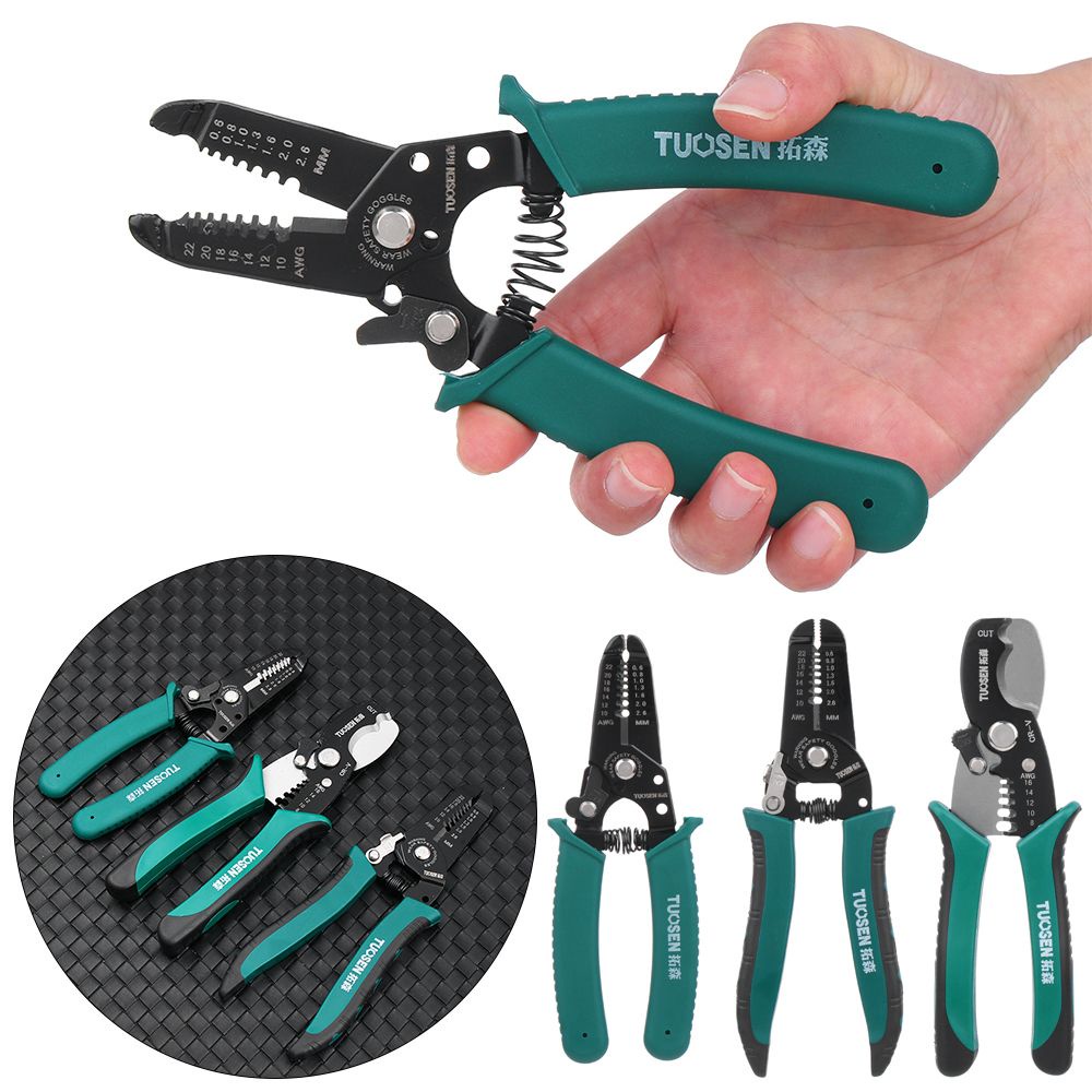 FASHYUNER Kìm tuốt dây điện cầm tay đa năng siêu bền tiện lợi