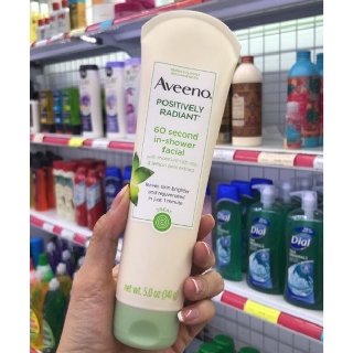 Sữa rửa mặt Aveeno Positively Radiant 60 second 141g