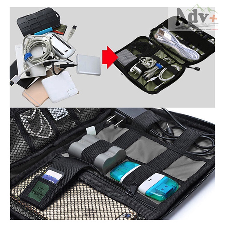 Túi đựng cáp sạc tai nghe pin dự phòng USB - MUÔN PHƯƠNG SHOP
