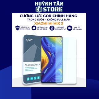 Kính cường lực mi mix 3 trong suốt KHÔNG FULL MÀN chống bám vân tay chính hãng Gor phụ kiện huỳnh tân store
