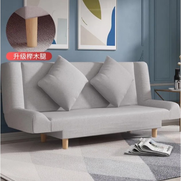 Sofa lười có thể gấp gọn, ghế salon phòng khách ban công phòng ngủ sofa nhỏ, sofa giường đôi đơn