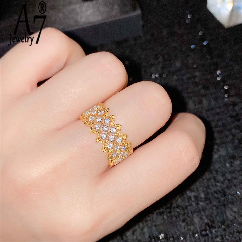 Nhẫn đính ngọc trai giả /đá thủ công thời trang