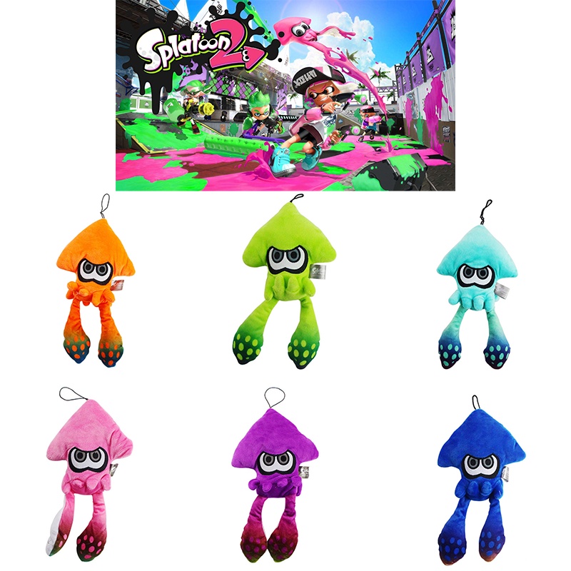 Đồ chơi nhồi bông mềm 25CM game Splatoon hình mực