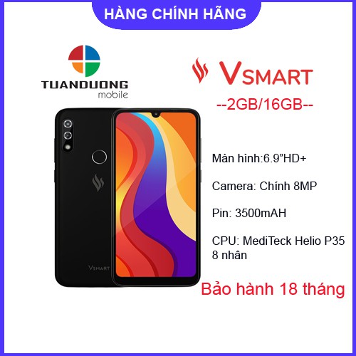 Điện thoại Vsmart Star4 (2GB/16GB) Hàng Mới Nguyên Hộp - Bảo Hành Chính Hãng