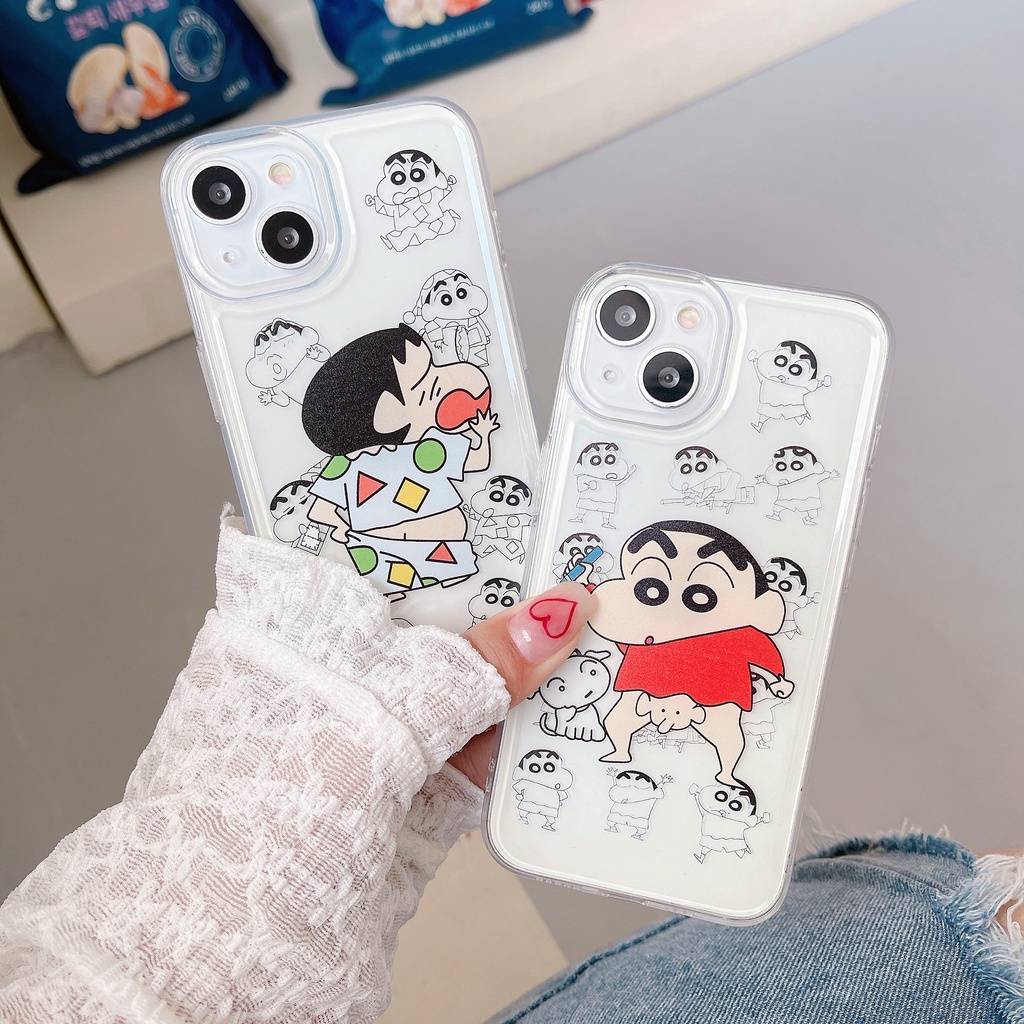 Ốp Điện Thoại TPU Họa Tiết Cậu Bé Bút Chì/ Phi Hành Gia Cho iPhone11 xs max 7P/8Plus/12pro/13/pro max
