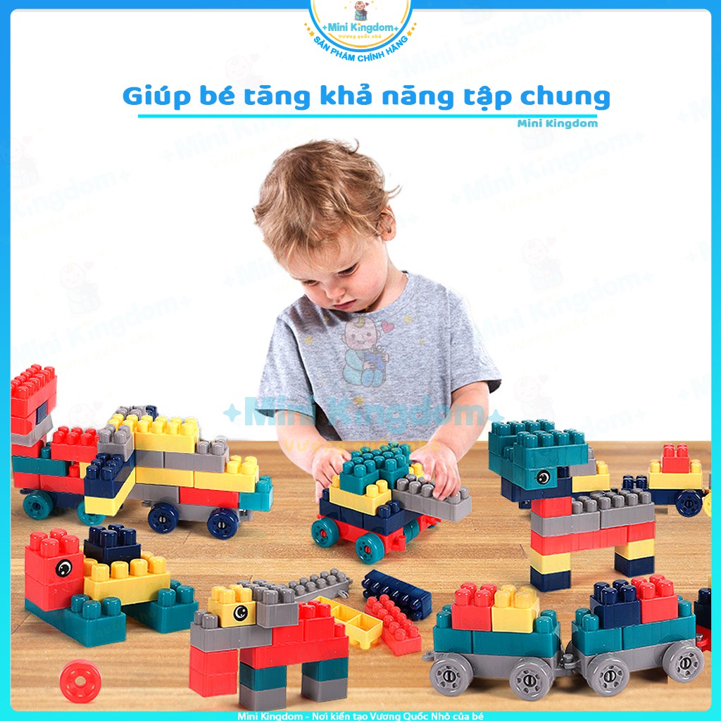 Bộ Xếp Hình 520 Chi Tiết, Bộ Lego Xếp Hình, Kích Thích Sáng Tạo, Rèn Luyện Tập Trung, Có Giấy Hướng Dẫn - MINI Kingdom