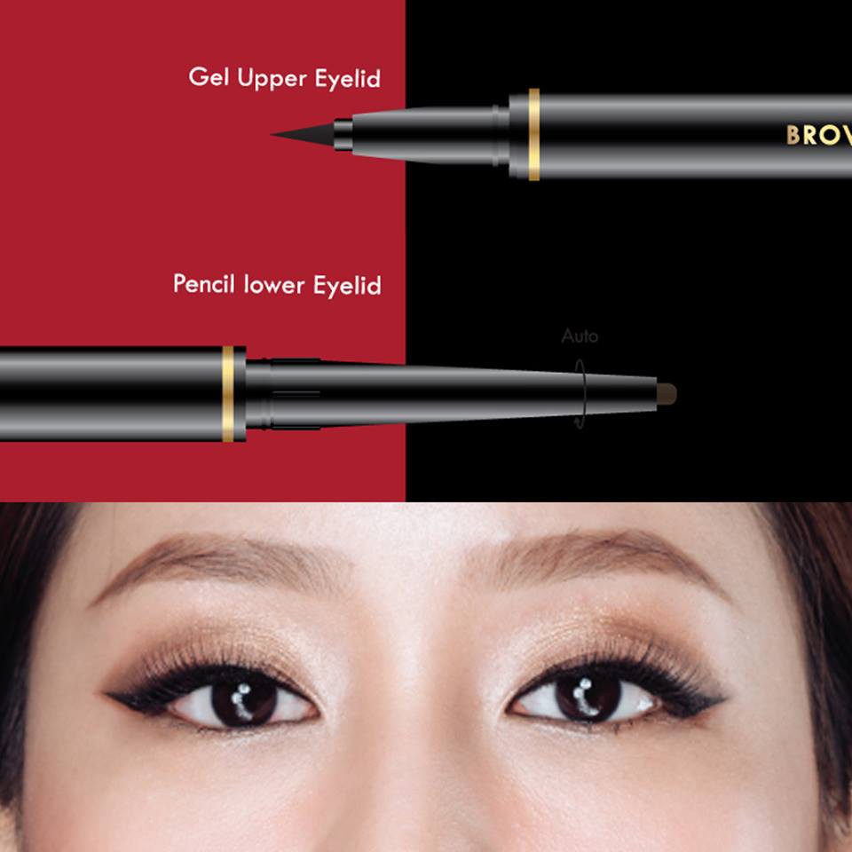 Bút kẻ mắt hai đầu Browit HighTechnique Duo Eyeliner 0.14g