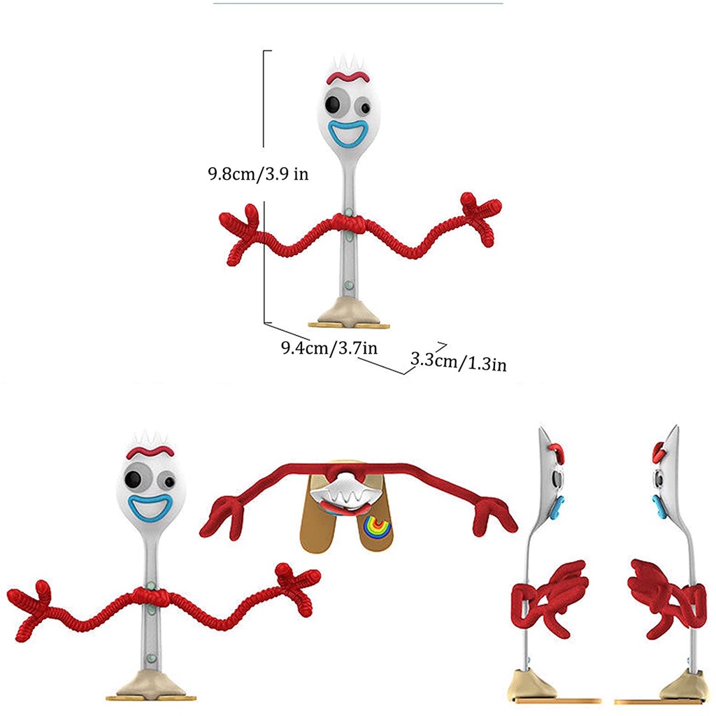 13cm Set 5 Mô Hình Đồ Chơi Nhân Vật Toy Story Buzz Lightyear Woody Duke Caboom Forky Cho Bé