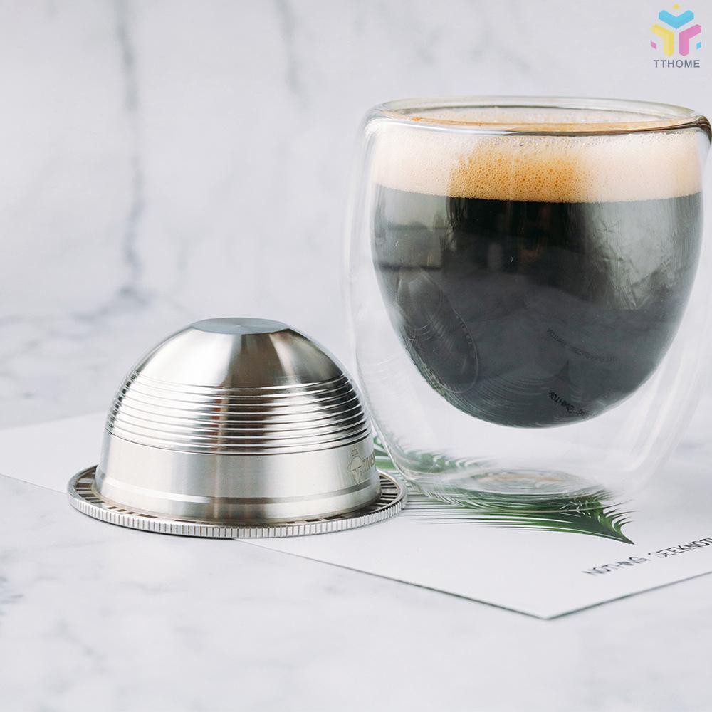 Viên nén cà phê có thể tái sử dụng cho NESPRESSO Vertuoline GCA1 Delonghi ENV135 ENV150 và VertuoPlus