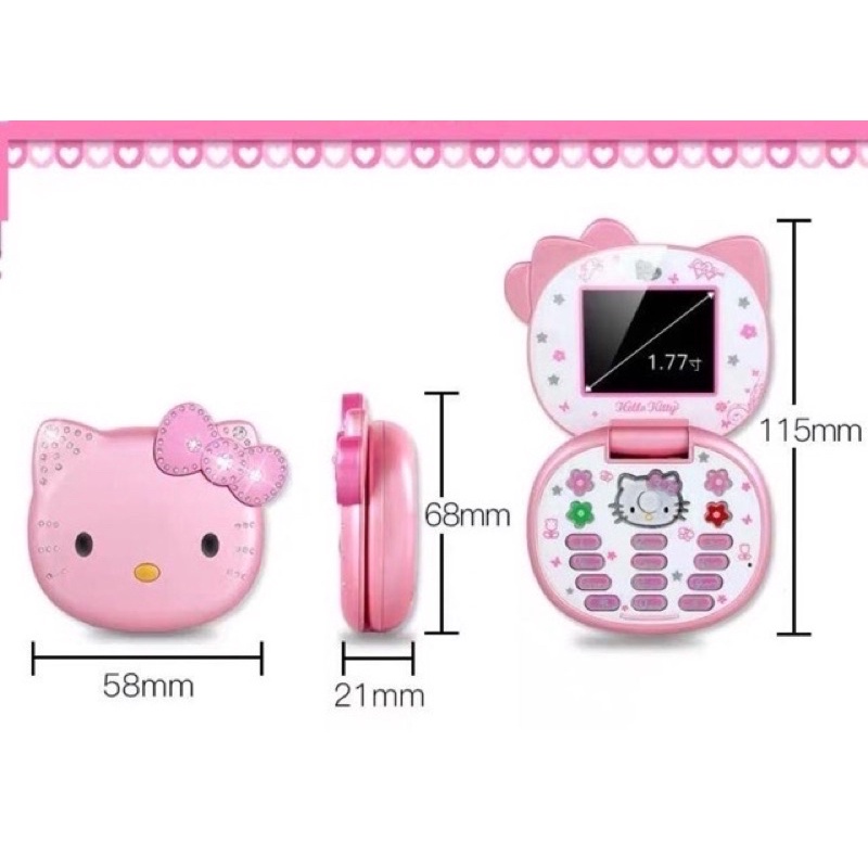 Điện thoại Kitty K688 2sim 2sóng, tặng 2pin, tặng Sim, tặng tai nghe