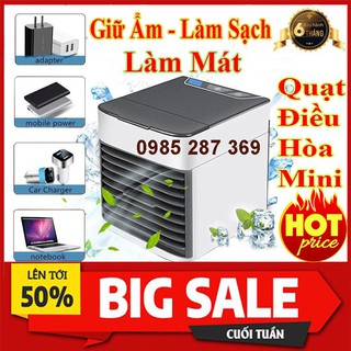 💥Bảo Hành 12 Tháng💥Quạt Điều Hòa Mini - Máy Điều Hòa Phun Sương Tạo Độ Ẩm - Siêu Mát Công Nghệ Hàn Quốc