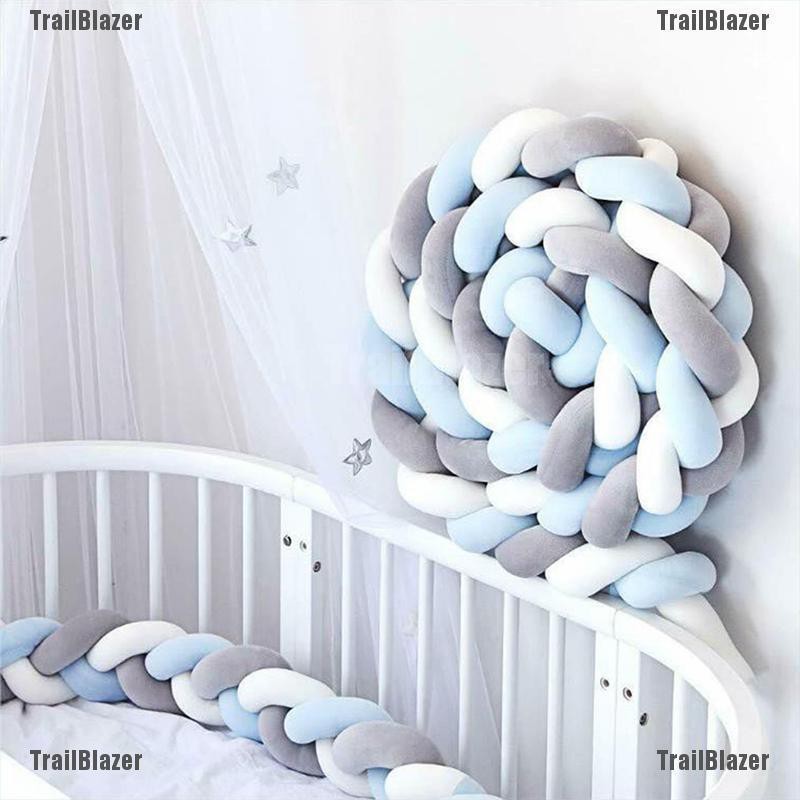 {Tra*COD}3.5M Length of baby nests Head guard Knot cushion Bed Baby cot THRO