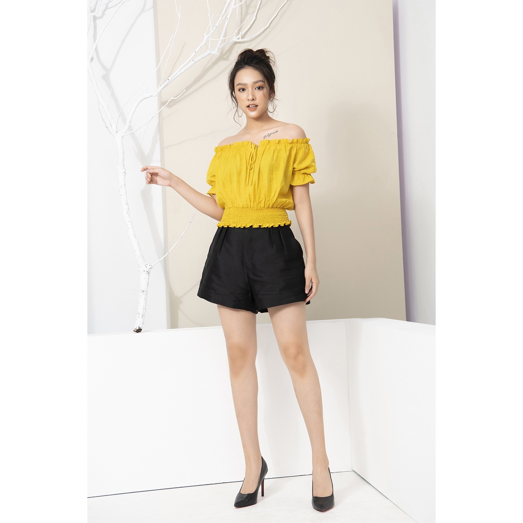 Áo Trễ Vai Nữ LUPERI Kiểu Dáng Bo Eo Dễ Phối Đồ Phù Hợp Cho Bạn Nữ Đi Chơi, Dạo Phố  LFSM1152