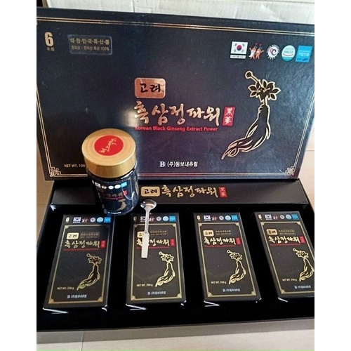 GIÁ SỐC: CAO HẮC SÂM 4 LỌ X 250G HÀN QUỐC