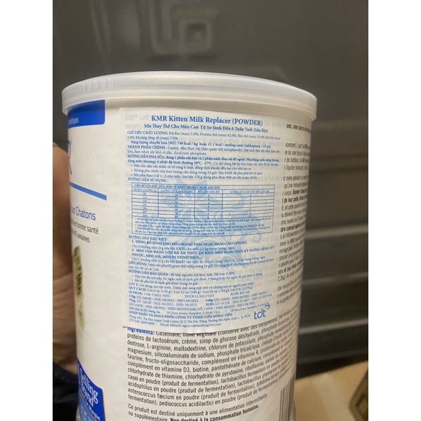sữa KMR lon 340g cho mèo mẹ và mèo sơ sinh