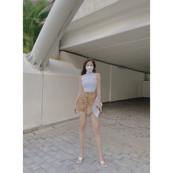 áo ba lổ cổ lọ cao