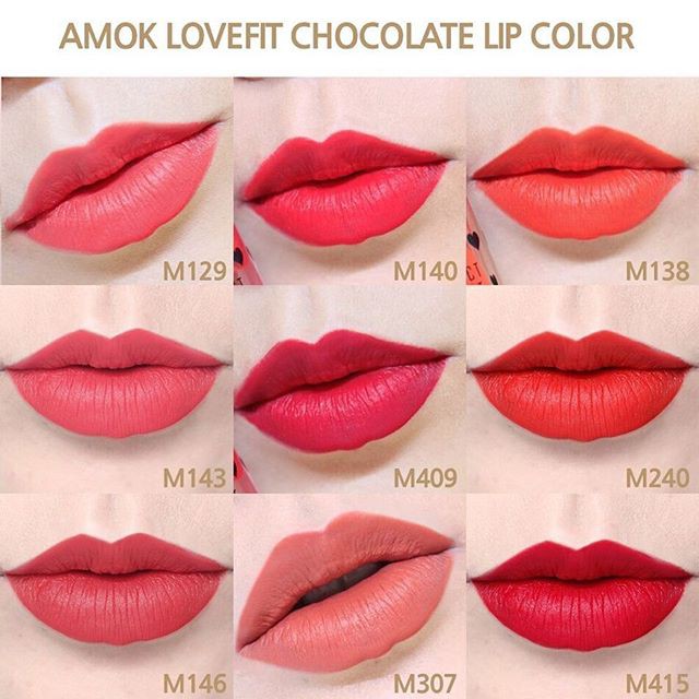 Son AMOK Lovefit Chocolate Valentine Collection S410 Muscadine