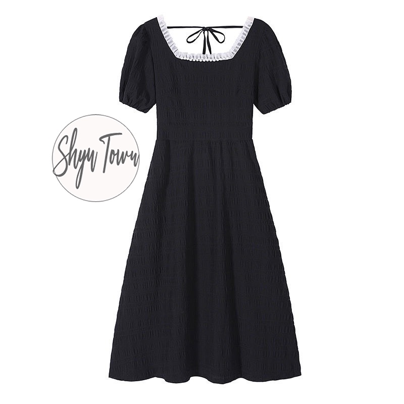 [Hàng SẵnGiá Tốt Nhất] Đầm dự tiệc cổ vuông dáng dài, Váy công chúa đính ngọc QC | BigBuy360 - bigbuy360.vn