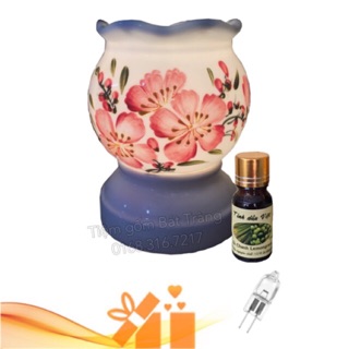 Combo đèn xông tinh dầu size to + td 10ml