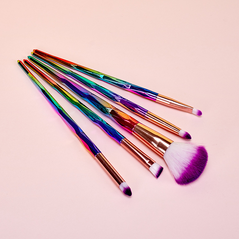 Bộ 5 cọ trang điểm nàng tiên cá đẹp dễ tán mịn màng không vón cục chuyên nghiệp | BigBuy360 - bigbuy360.vn