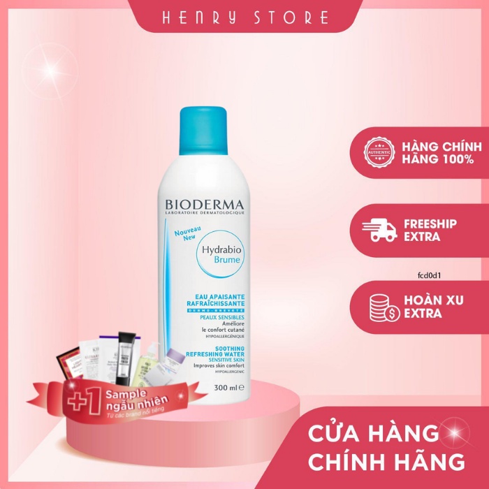 Xịt khoáng Bioderma 300ml