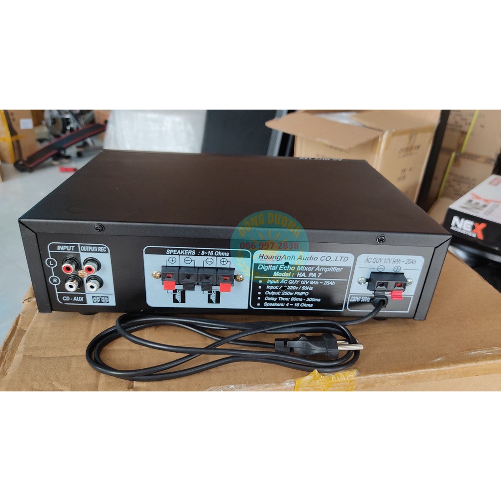 AMPLI LIỀN KARAOKE MINI ORIOLE  CÔNG SUẤT LỚN 600W - CÓ DC 12V