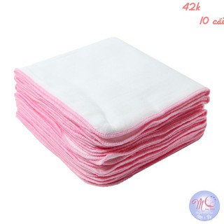 Khăn sữa Khánh An 4 lớp set 10 cái