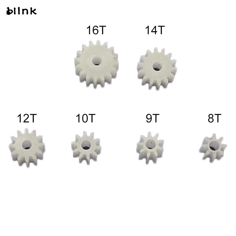 Bộ 10 bánh răng 1.95mm 8/9/10/12/14/16T chuyên dụng cho đồ chơi điều khiển từ xa