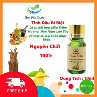 Tinh Dầu Bí Mật 10ml Tinh Dầu Xanh Nguyên Chất